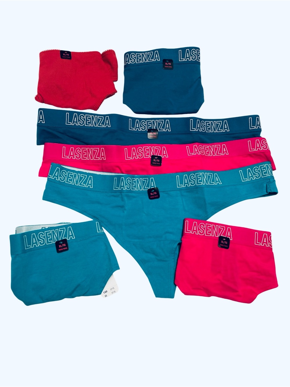 7 pairs la senza xl large thongs